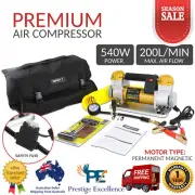 12V Portable Air Compressor Tyre Deflator Inflator 4WD 4x4 Car Truck 200PSI 200L