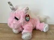 Aurora World Dreamy Eyes Heavenly Pink Unicorn Plush 10" New With Tags