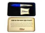 Titleist Alignment Ball Marker & Sharpie Kit (Blue) NEW