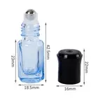 3 ml Glass Roll-on Bottles For Essential Oils Refillable Perfume Bot-*- _t