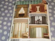 SIMPLICITY 4098 HOME DECOR VALANCES & PANELS BY CHRISTOPHER LOWELL PATTERN-UNCUT