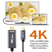 Portable Switch USB-C to HDMI 4K, TV Dock for Nintendo Switch/OLED (Silver) AU