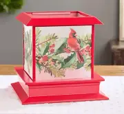 HomeWorx by Slatkin + Co Cardinal Luminary Metal Lantern Red NWOT As Is