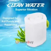 Aquarium Filter Media Pad Cut to Fit for Fish Tank Canister Filter White