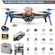 4DRC M1 New Drone GPS FPV 4K HD Camera Foldable Quadcopter Brushless 2 Batterys