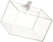 OFFSCH Multi Functional Donation Box with Lock Secure Card and Complaint Storage for Fundraising Polished Design for Safe Use and Transparency for Events and Contests