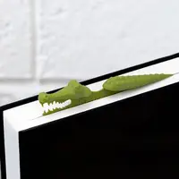 在飛比找Yahoo奇摩購物中心優惠-鱷魚 書籤 3D書籤 送禮 禮品 可愛書籤 個性 文青 創意