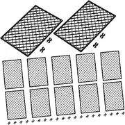 COSMEVIVI 30pcs Drift Car Garage Panels for DIY Traffic Parking Layout Assembly Mesh for Remote Control Car Maintenance and Racing Track Setup