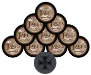 Jake's Mint Herbal Chew Mocha Coffee Pouches 10 Cans & DC Crafts Can Cover