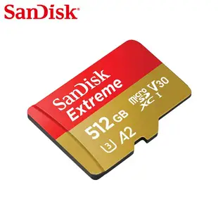 SanDisk Extreme 1TB 512G 256G A2 V3 U3 microSDXC 高速 記憶卡 廠商直送