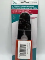 RJ45 Network Cable Connector Crimping Tool New In Unopened Package. HT-210N
