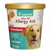 Dog Allergy Aid Soft Chews Plus Antioxidants Support Healthy Immune System 70ct