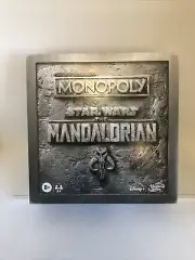 NIB MONOPOLY Star Wars The Mandalorian Protect The Child Board Game Cara Dune