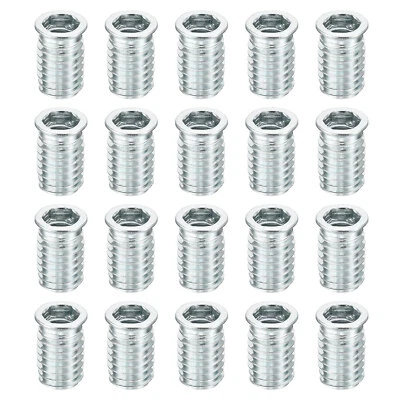 30Pcs Threaded Inserts, M10-1.5x25 Threaded Inserts for Wood Working Tools