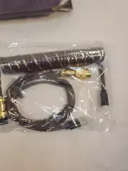 Vajra Force Foil Coiled USB C Keyboard Cable for Computer Keyboard,...