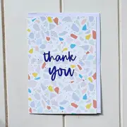 Thank You Terrazzo Greeting Card