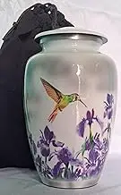 Medieval HANDICRAFTS Store Handmade Humming Bird Cremation Urn for Human Ashes for Home, Columbarium, Burial with Bag