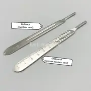 Dental Surgical Scalpel Handle # 4 Medical Instruments Stainless Steel