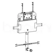 Baiachi R&T In-Wall Cistern Stud Fixing Brackets G3003
