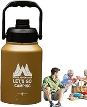 Water Flask, Insulated Stainless Steel Vacuum Flask, Outdoor Sports Water Containers, Flask Water Bottle for Hiking, Cycling, Camping, Running, Workout