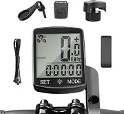 Bike Speedometer - Cordless Biking Speed Gauge - Digital Waterproof Luminous Bicycles Computer for Speed and Performance Tracking for Road Bikes Dirtbikes ATV Scooters