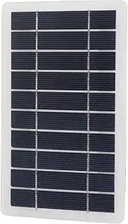 5W Solar Panel Charger, Professional Monocrystalline Silicon High Efficiency USB Solar Panel for Cell Phone Camping Hiking Travel Security Camera for Laptop Radio Mobile Phone