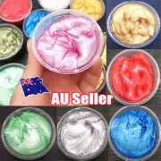 Clear Crystal Slime Clay Mud Shimmer Pearly-luster Slime Soft Puzzle Toy 50ml PB