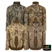 DRAKE WATERFOWL GUARDIAN FLEX FLEECE LINED QUARTER 1/4 ZIP CAMO JACKET COAT