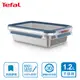 Tefal 法國特福 MasterSeal 無縫膠圈不鏽鋼保鮮盒1.2L SE-N1150512 (6.9折)