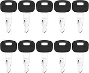 10PCS 459A Ignition Starter Keys 459A RC411-53933 RC461-53930 Compatible with Kubota Mini Excavator Backhoe Skid Steer Track Loader Construction Machines Keys