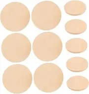 Hohopeti DIY Craft Wood Cutouts 50pcs Wooden Blanks Rustic Look for Home Decor Custom Painting