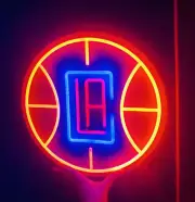 Los Angeles Clippers Neon Flex LED 14" Sign, Multi Color (M5)
