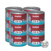 600 Pack Imation CD-R 52X 700MB/80Min Branded Logo Blank Media Recordable Disc