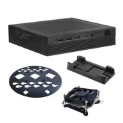 Innovative Mini ITX Desktop Case with Optimaled Heat Dissipation, Supports DCIN