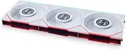 Lian Li TLLCD120-3B UNI Fan TL LCD 120 mm 1900RPM Computer Case Triple Fans with 1.6-Inch LCD Screen, White
