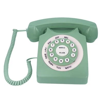 Retro Corded Landline Classic Vintage Old Fashion Telephone for Home & Offic...