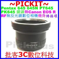 在飛比找Yahoo!奇摩拍賣優惠-Pentax 645 645N P645鏡頭轉Canon E