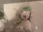 NEW sealed MetLife Snoopy 6" Plush Hiker Camper, Green Hat & Backpack