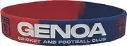 Genoa Official Silicone Bracelet for Children, Red/Blue, Standard Bambino, standard bambino, Silicone
