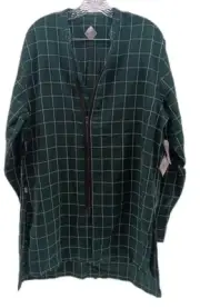FairPlay Los Angeles Jacket Mens 2XL Trench Wesley Green Long Sleeve Zip Up New