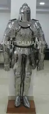 Knight Wearable Suit Of Armor Crusader Gothic Full Body Amour