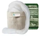 Corriedale 1lb Wool Bulk roving, Best Wool for Spinning, arm Knitting, Feltin