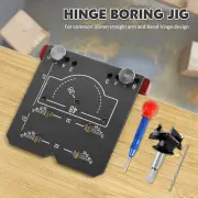 Hinge Punch Locator Aluminum Alloy 35MM Hinge Drill Guide Portable Hinge xizpp*