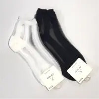 在飛比找蝦皮購物優惠-韓國帶回～時尚好搭配 復古條紋 透膚透視襪 透氣薄襪 玻璃襪