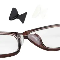 在飛比找Yahoo奇摩購物中心優惠-太陽眼鏡 膠框眼鏡專用超柔軟止滑鼻墊 增高鼻墊 眼鏡止滑鼻墊