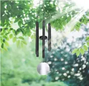 TIAAN Large Musical Wind Chime 32”, C Tone Black