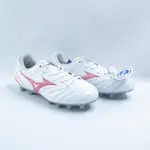 MIZUNO P1GB242560 MONARCIDA NEO III 中大童足球鞋 3E楦 白紅【ISPORT愛運動】