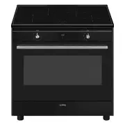 Smeg 90cm Freestanding Induction Hob - Matte Black