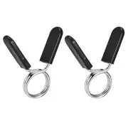 Spring Clip Collars, 2Pcs 27mm Gym Weight Bar Barbell Dumbbell Lock Clamp Tool