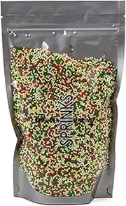 Sprinks It's Holiday Sprinkles 500g | For All Occasions Edible Decorations | Vibrant Baking Toppings for Cakes Cupcakes Cookies and Desserts | Festive Candy Sweet Sprinkle Mix